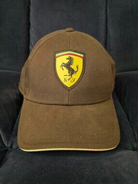 Ferrari Scuderia adjustable black hat